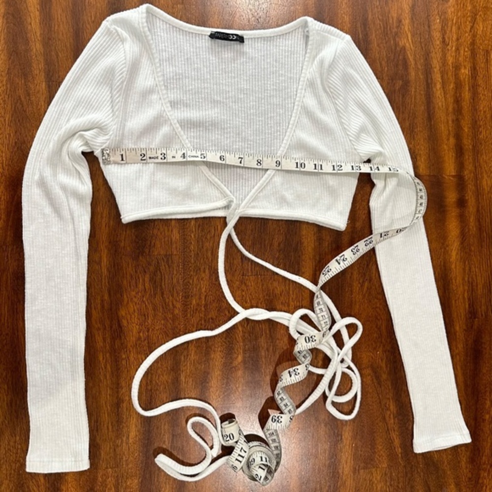 PaperMoon Crop Top White - Size S. - Picture 5 of 10